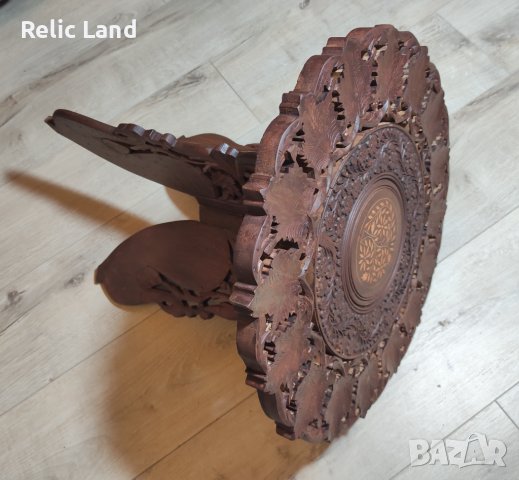 Сгъваема азиатска масичка , снимка 2 - Антикварни и старинни предмети - 43330780