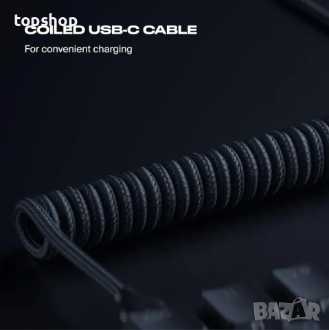 НОВА супер бърза клавиатура за електронни спортове Fnatic STREAK65 LP Черна, снимка 4 - Клавиатури и мишки - 50542375