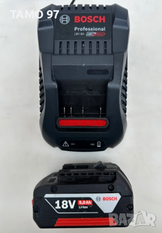 BOSCH GWS 18V-10 SC - Акумулаторен безчетков ъглошлайф 18V 5.0Ah, снимка 9 - Ъглошлайфи - 53569809