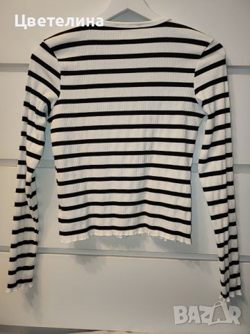 Дамска блуза на райе LCW CASUAL размер М цена 20 лв., снимка 2 - Блузи с дълъг ръкав и пуловери - 43078584
