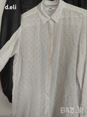UNIQALO Size M-L 100%  Коприна.  Нова риза, снимка 4 - Ризи - 49696965