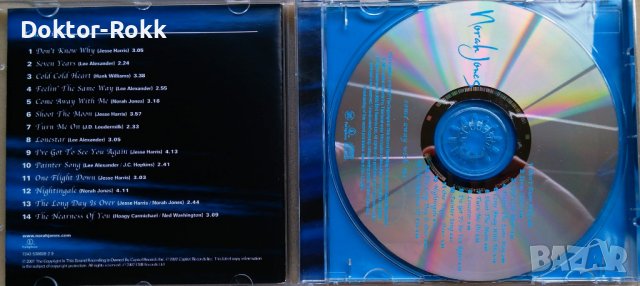 Norah Jones – Come Away With Me (2002, CD), снимка 3 - CD дискове - 43010921