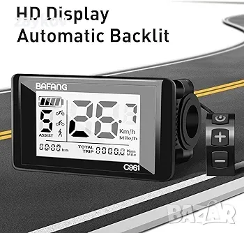 eBike Display C961 за BAFANG BBS01B BBS02B BBSHD Мотор Електрически велосипед , снимка 2 - Друга електроника - 47963378