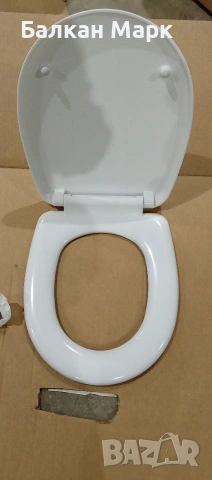 Седалка за тоалетна с плавно затваряне – дуропласт, 43×35 см