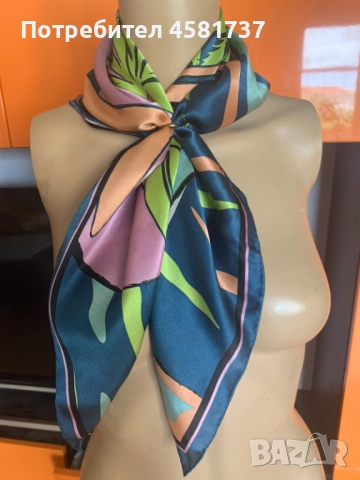 Копринен шал Beck Söndergaard, снимка 9 - Шалове - 51976528
