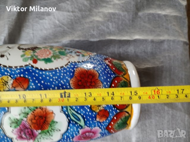 Китайска ваза, снимка 5 - Вази - 43490569