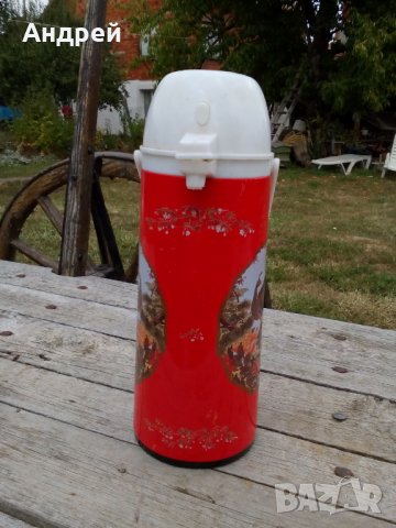 Стар термос #4, снимка 2 - Антикварни и старинни предмети - 27056117