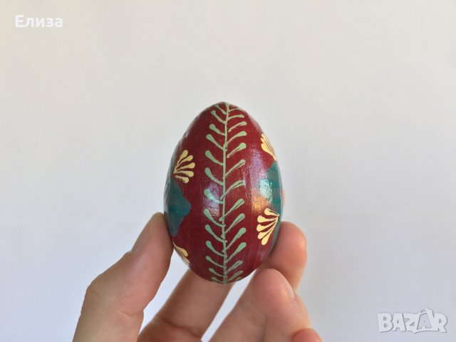 Великденско яйце, дървено №19, снимка 8 - Декорация за дома - 38194085