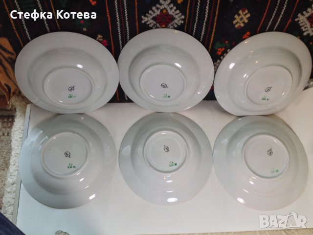 Порцеланови чинии за хранене - "Китка" гр. Нови пазар, снимка 3 - Чинии - 36767245