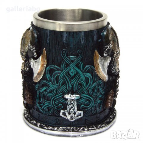 Викингска чаша - Валхала, снимка 2 - Арт сувенири - 39097921