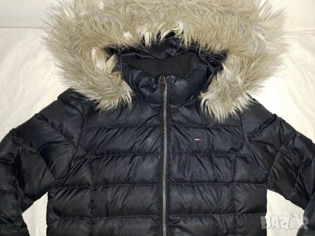 Tommy Hilfiger Womens Hooded Down Jacket  (L) дамско пухено яке (пухенка) , снимка 2 - Якета - 52070074