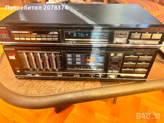 Sanyo JA-760  100 watts per channel into 8Ω усилвател ресийвър тунер, снимка 6 - Ресийвъри, усилватели, смесителни пултове - 43447929
