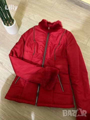 Червено яке, снимка 2 - Якета - 27336921