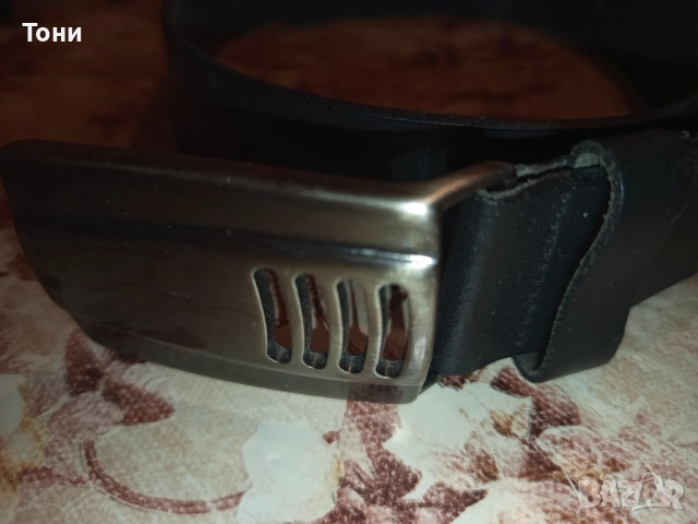 LLOYD Оригинал Нов Мъжки Колан Изцяло от Естествена Кожа 115см., снимка 2 - Колани - 52777229