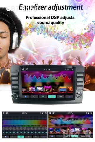 Мултимедия за Мерцедес ML-Class W164 и GL-Class X164        2Din 7-инчa *Android|Carplay | Bluetooth, снимка 3 - Аксесоари и консумативи - 52741272