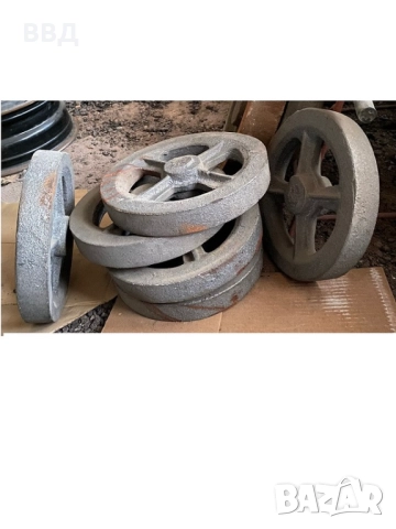 балванки заготовки отливки колелa от чугун за плъзгащти портали и врати, снимка 4 - Други машини и части - 52973305