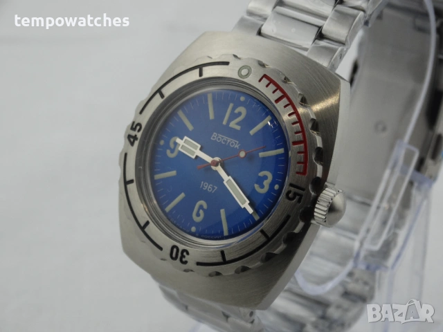 ВОСТОК АМФИБИЯ АВТОМАТИЧЕН ref: 90081А, снимка 8 - Мъжки - 53128702