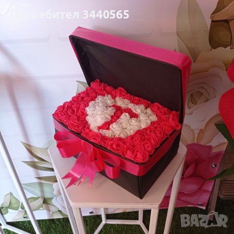 Кутия с вечни рози - идеален персонален подарък , снимка 1 - Декорация - 40082097