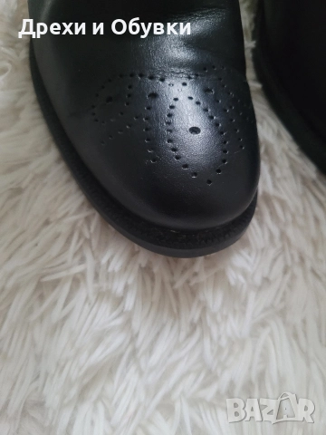 Черни боти естествена кожа 38 номер , снимка 6 - Дамски боти - 52686036