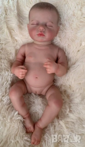 Кукла реборн, преродено бебе, момиче, силиконова реалистична кукла, снимка 3 - Кукли - 52083023