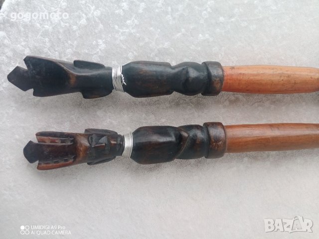 Декоративни, ритуални ками, саби дървени, дърворезба, снимка 7 - Други - 38971433