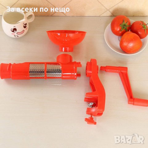 Ръчен уред за мелене на домати, снимка 3 - Други стоки за дома - 39142192