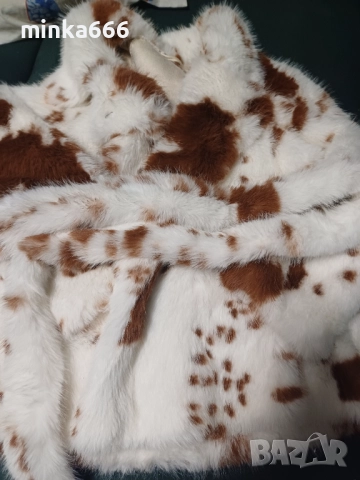 Естествена кожа дамско палто