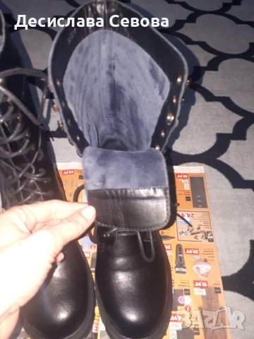 Естествена кожа 39н. Нови, снимка 4 - Дамски боти - 43553864