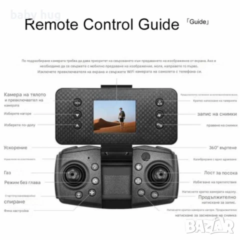 Дрон 8К, снимка 5 - Дронове и аксесоари - 51179589