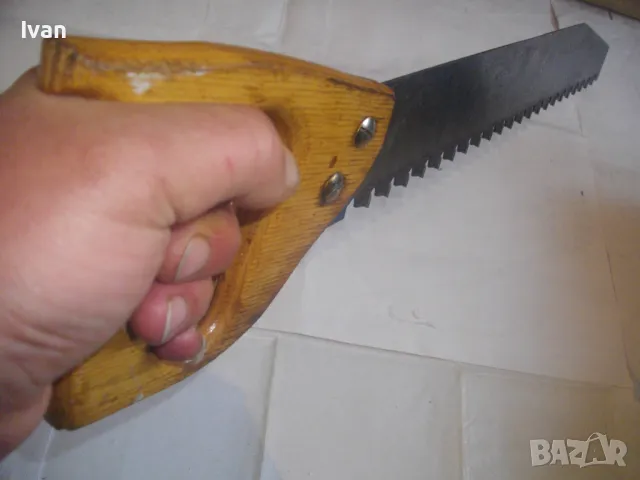 BAYER НЕМСКИ ГОЛЯМ 530мм РЪЧЕН ТРИОН С ВИДИРАНИ ЗЪБИ СТАРО ПРОФЕСИОНАЛНО КАЧЕСТВО МАСИВЕН, снимка 14 - Други инструменти - 48998378
