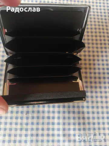 оригинален метален визитник Швейцария , снимка 5 - Портфейли, портмонета - 49910179