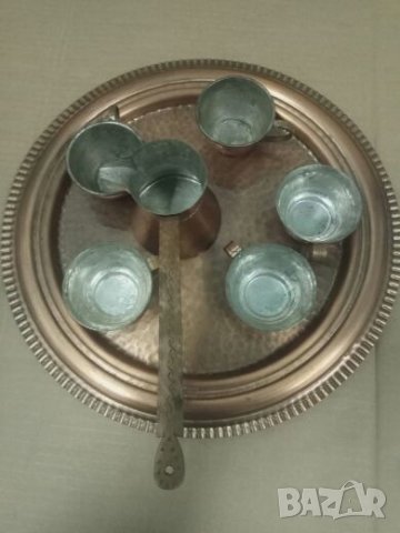 Продавам меден комплект за кафе 