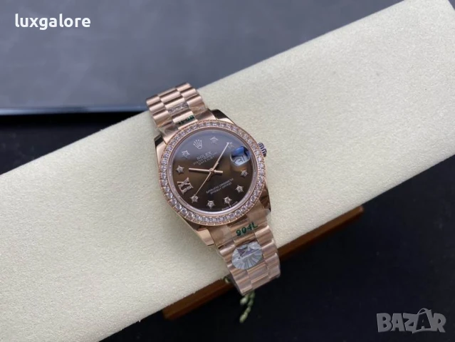 Дамски часовник Rolex Lady-Datejust Chocolate с автоматичен механизъм, снимка 4 - Дамски - 50953445