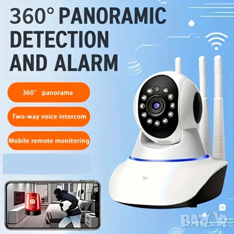 Безжична 360° панорамна камера IP36 