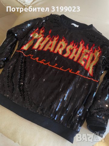 Дамска блуза 2xl с пайети