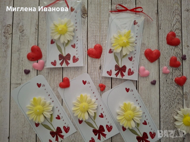 букет от ароматни соеви свещи , снимка 6 - Декорация за дома - 53600915