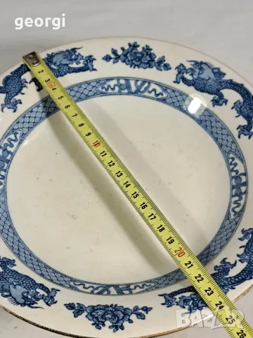 английско порцеланово плато Booths   16/4, снимка 5 - Сервизи - 48685745