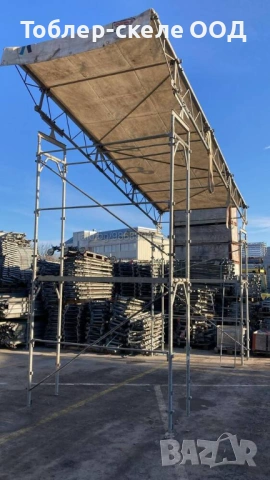 Временен покрив, навес за строителен обект, паркинг, двор