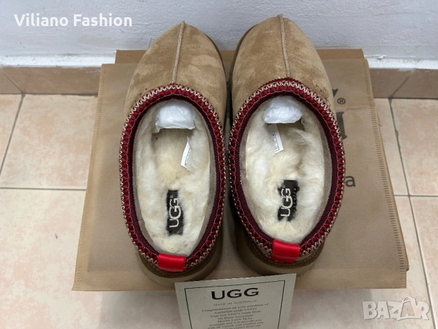 UGG естествен велур пантофки, снимка 4 - Дамски ежедневни обувки - 52374981
