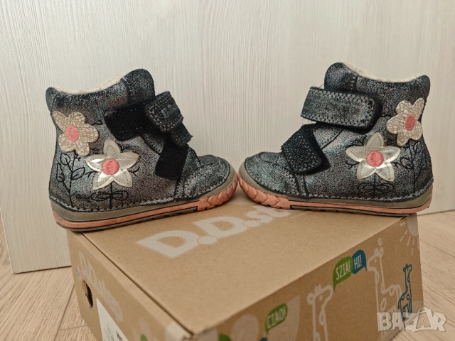 D.D. Step Barefoot (босоноги) обувки №22 - Естествена кожа, снимка 2 - Детски обувки - 52950917