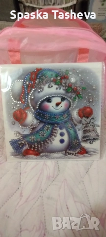 Диамантени коледни картички , снимка 2 - Други - 52764319