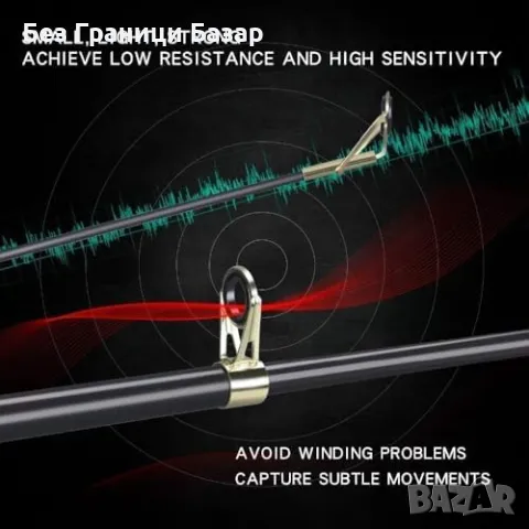 Нова Ултралека телескопична въдица 2.1 м 99% въглеродни влакна за риболов, снимка 8 - Въдици - 47382487