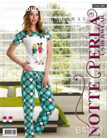 Висококачествени пижами от 2 части 💯 % памук 💎, снимка 3 - Пижами - 28127664