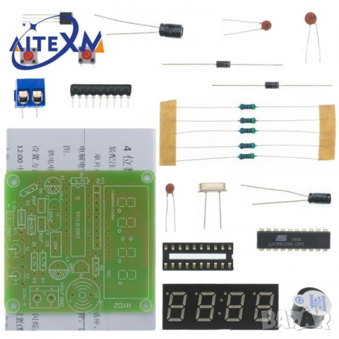 Комплект за сглобяване - електронен часовник, снимка 5 - Друга електроника - 36496057