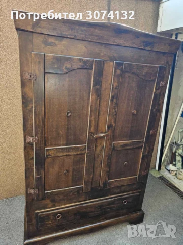 Уникален гардероб в стил Рустик, снимка 2 - Гардероби - 50668128