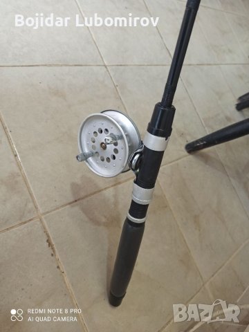 Комплект стара въдица , снимка 2 - Антикварни и старинни предмети - 37116414