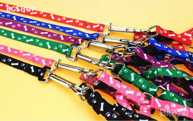 Нагръдник и повод за куче или котка 2 в 1 - ( В 6 цвята ), снимка 5 - За кучета - 26292850