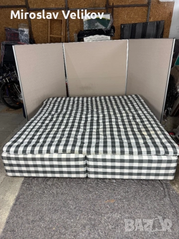 Спалня Hästens 220/220/45 в перфектно състояние , снимка 8 - Спални и легла - 53471086