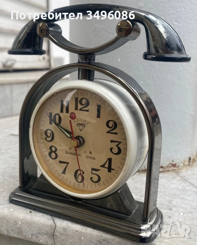 Стар и рядък механичен будилник Шанхайски диамант, снимка 10 - Други ценни предмети - 53249182