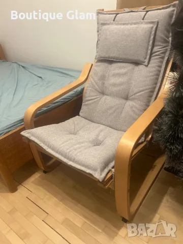 Дървен стол кресло , снимка 2 - Столове - 49690482